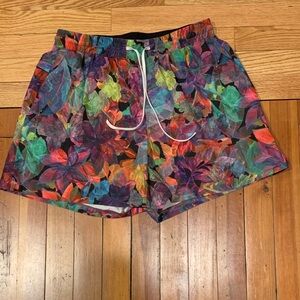 lululemon athletica Multicolor Floral Athletic Shorts